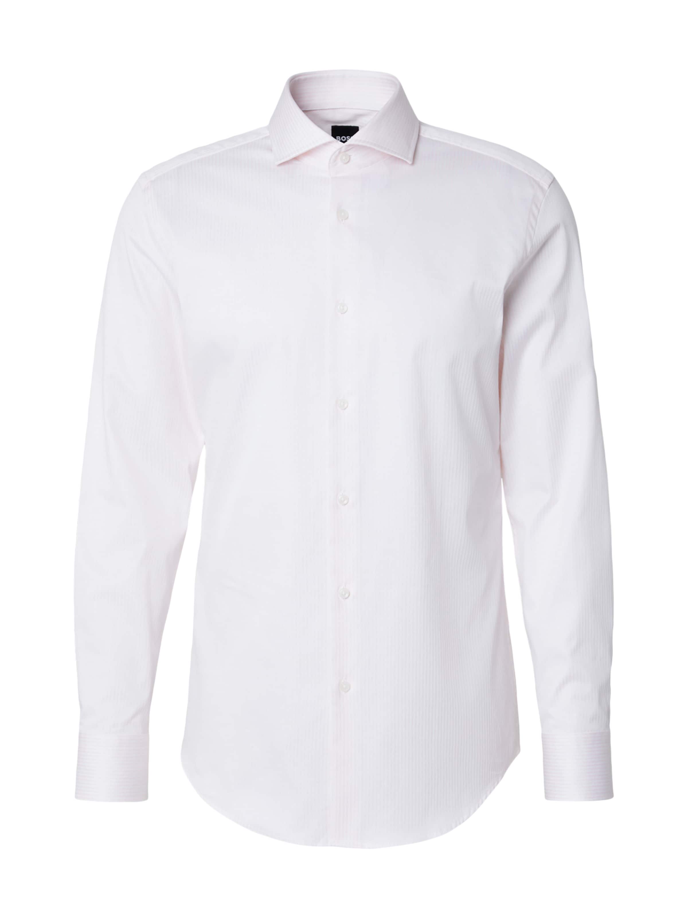 Slim fit Camicia 'HANK' di BOSS in rosa: frontale