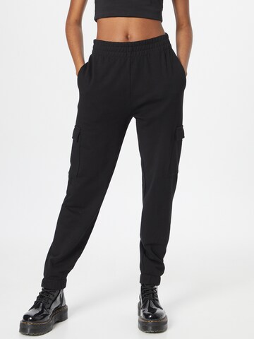 ABOUT YOU Tapered Pants 'Lexa' in Black: front