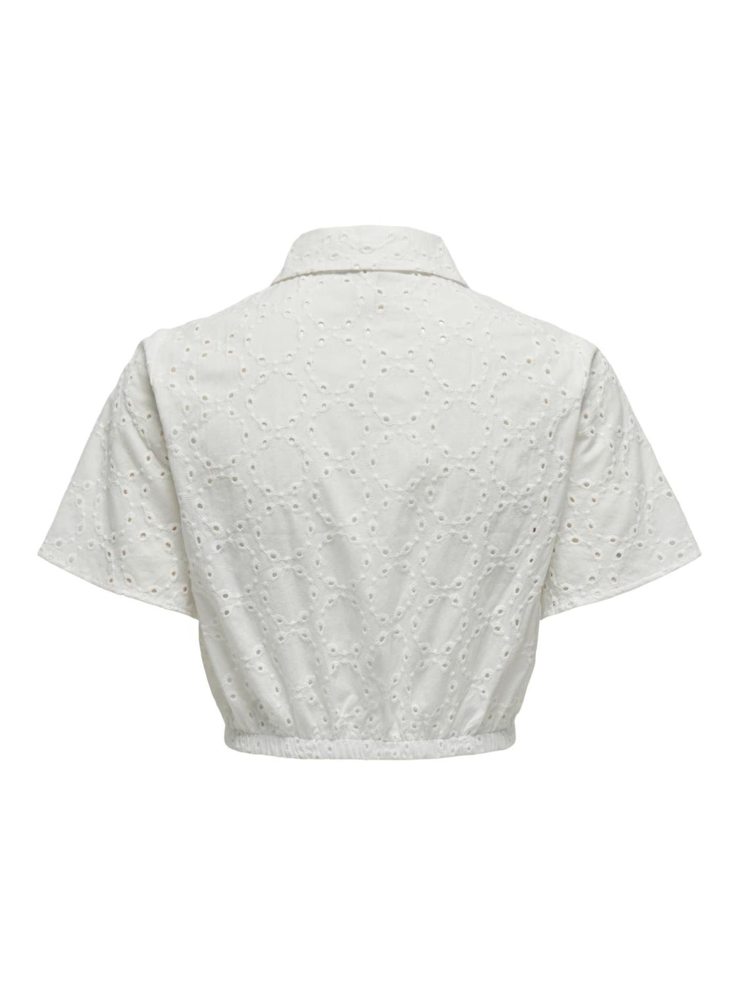 Only Petite Bluse i hvid