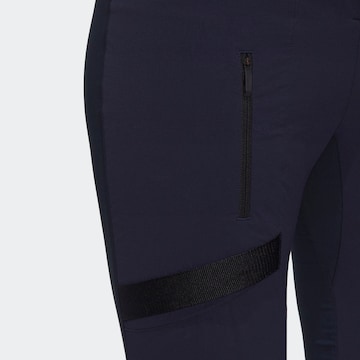 ADIDAS TERREX Slimfit Outdoorbroek 'Zupahike' in Blauw