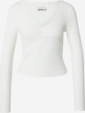 Maglietta 'ONLBETTY' di ONLY in bianco: frontale