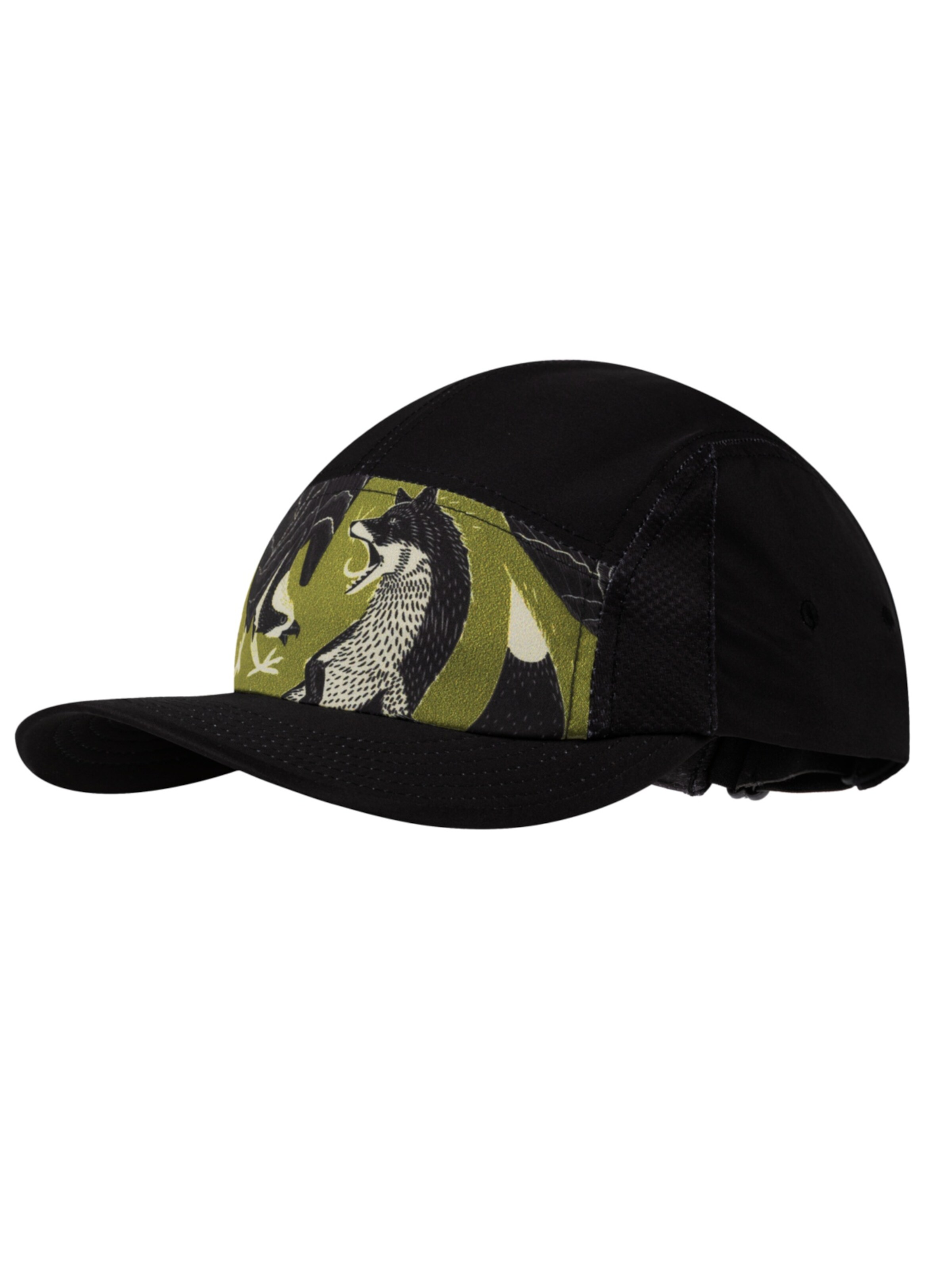 BUFF Cap '5 Panel Go' in Black: front