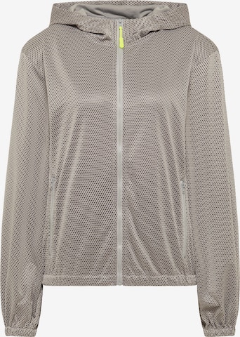 myMo ATHLSR Athletic Jacket in Grey: front