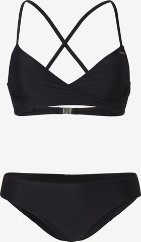 O'NEILL Triangle Bikini 'Baay Maoi' in Black: front