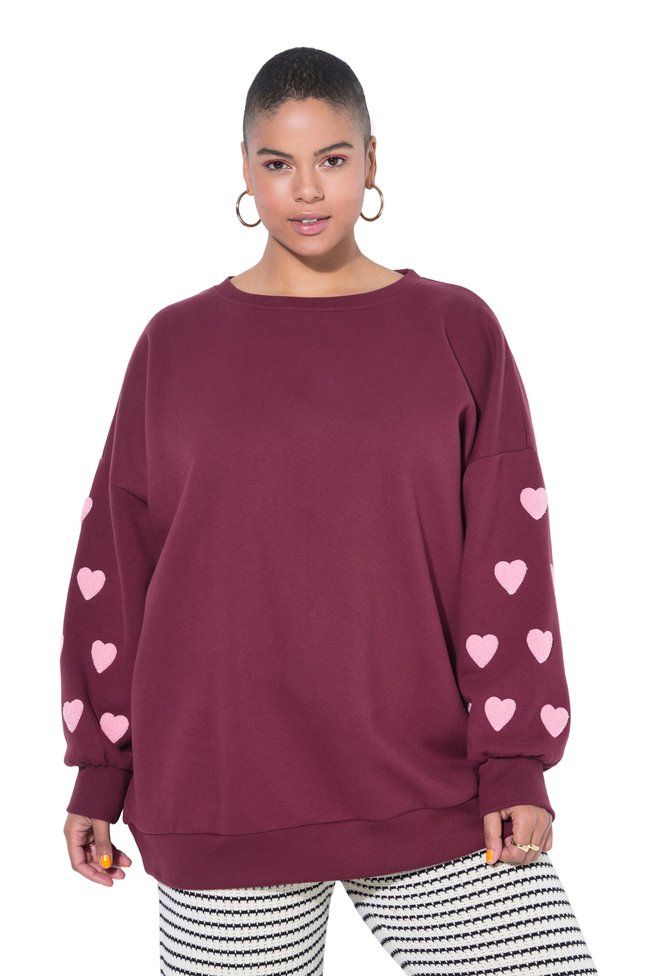 Studio Untold Sweatshirt in Purple: front