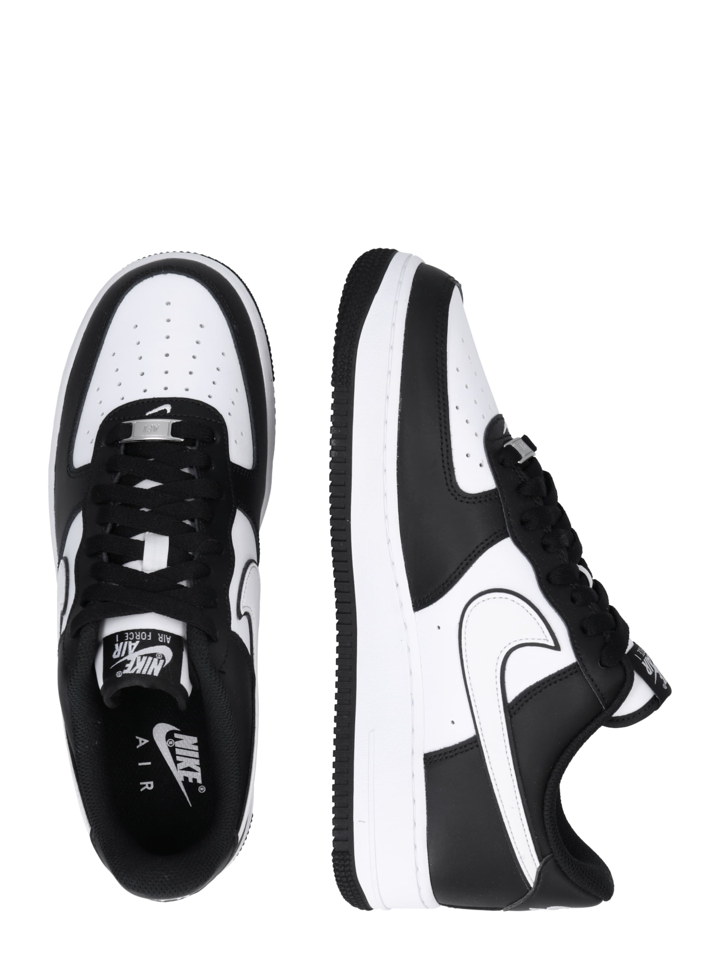 Nike Sportswear Низкие кроссовки 'AIR FORCE 1 07' в Черный