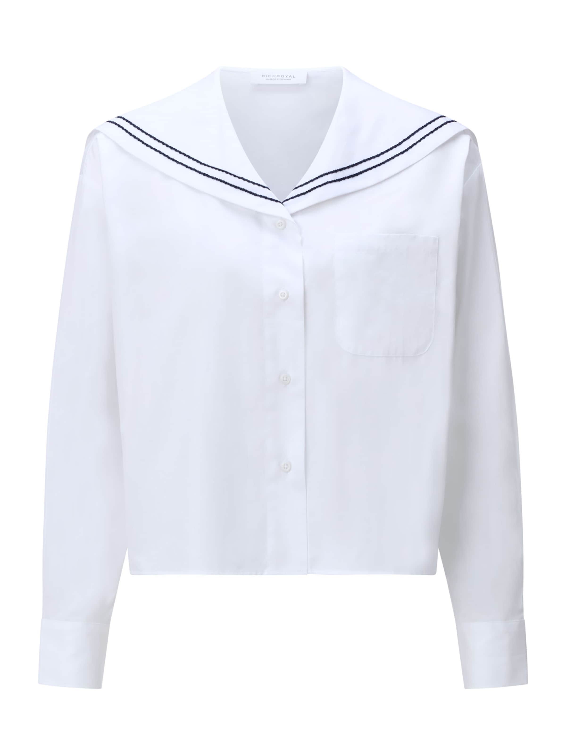 Rich & Royal Pusero värissä valkoinen: etupuoli