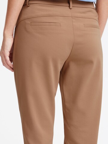 Fransa Regular Pants 'VITA' in Brown