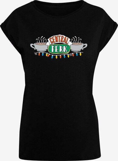 ABSOLUTE CULT T-shirt 'Friends - Central Perk Christmas Lights' en gris / vert / rouge / noir, Vue avec produit