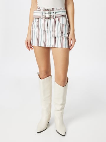 Nasty Gal Skirt in White: front