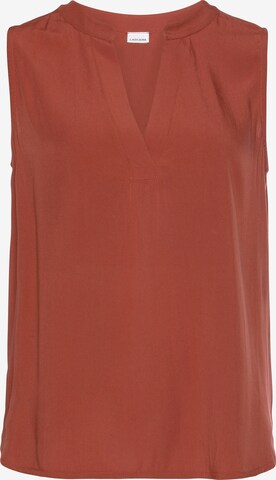 LASCANA Blouse in Red: front