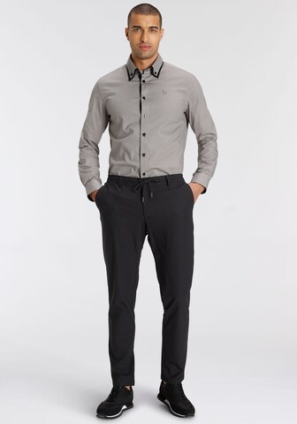 BRUNO BANANI Regular fit Business Shirt in Grey