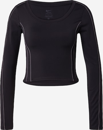 T-shirt fonctionnel 'One' NIKE en noir : devant