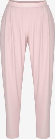 Skinny Pantalon de pyjama 'Pure Chic' Mey en rose : devant