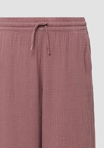 QS Wide leg Pants in Purple