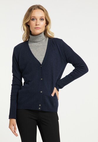 DreiMaster Klassik Knit Cardigan in Blue: front