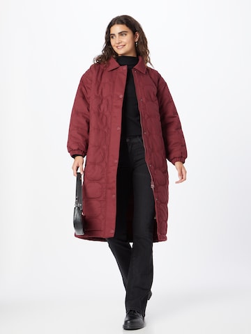 AMERICAN VINTAGE Between-Seasons Coat 'FIBCITY' in Red