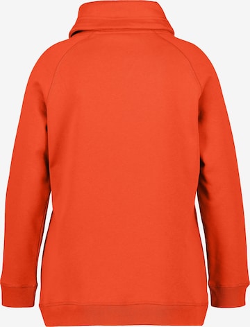 Sweat-shirt Ulla Popken en orange