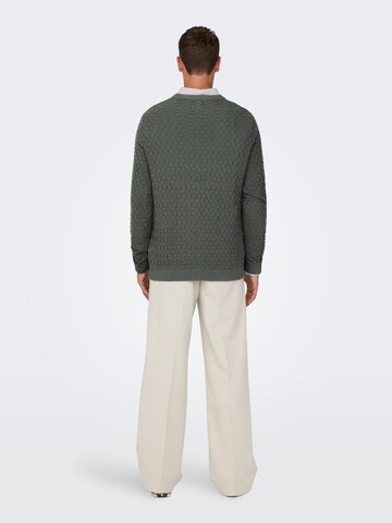 Only & Sons Pullover in Grau