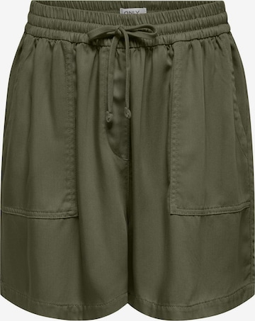 Regular Pantalon 'KENYA' ONLY en vert : devant