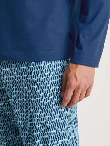 CALIDA Pyjama lang 'Relax Imprint'‌‌‌‌‌‌‌ in Blau