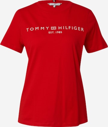 TOMMY HILFIGER Μπλουζάκι σε κόκκινο: μπροστά