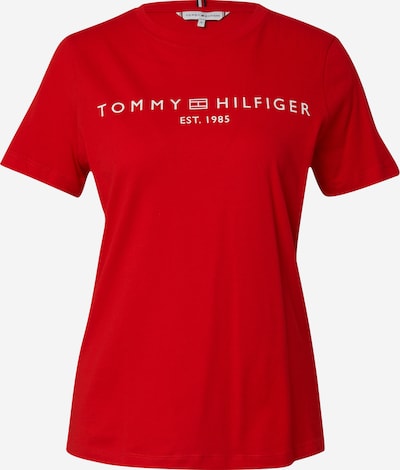 TOMMY HILFIGER T-Shirt in rot / weiß, Produktansicht