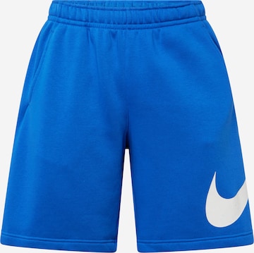 Nike Sportswear Обычный Штаны 'Club' в Синий: спереди
