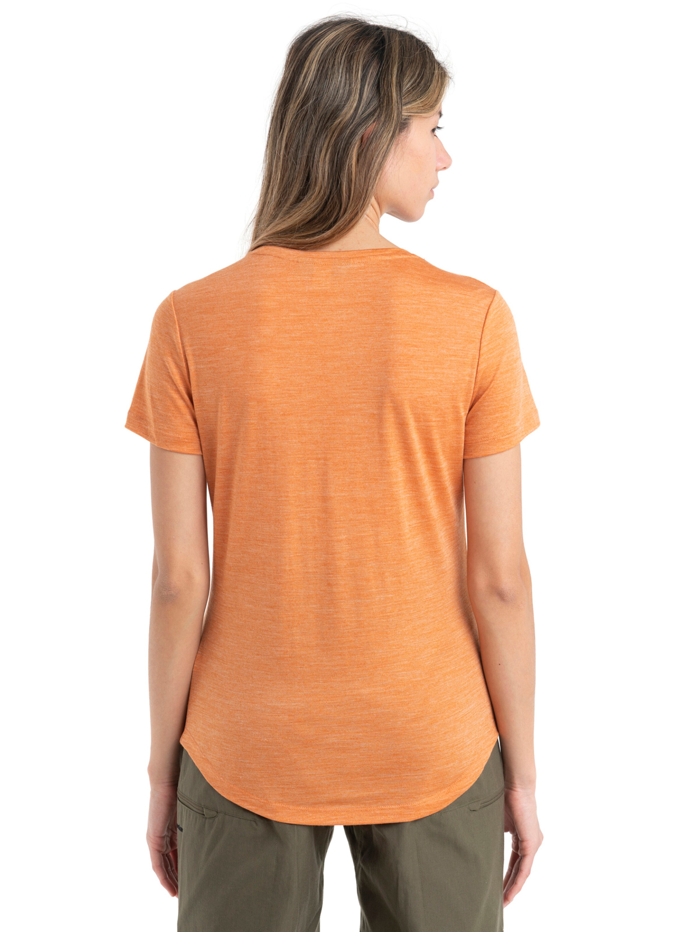 ICEBREAKER Funktionsshirt 'Sphere II' in Orange