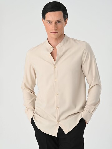 Antioch Regular Fit Hemd in Beige: Vorderseite