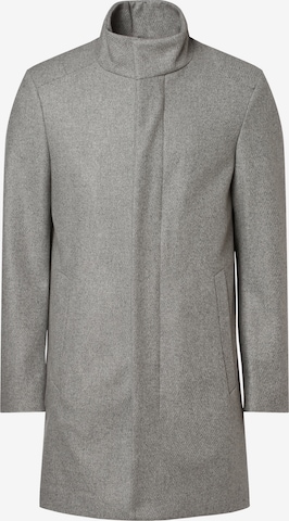 Finshley & Harding London Between-Seasons Coat 'Freeman' in Grey: front