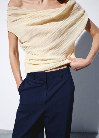 MANGO Regular Pants 'Centauri' in Blue
