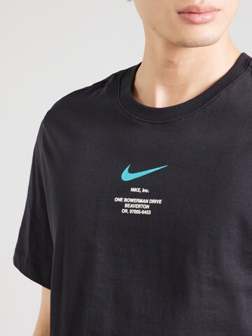 Nike Sportswear Tričko – černá