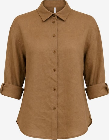 IMPERIAL - Camiseta 'IMPERIAL CAMICIA CAMICIA' en marrón: frente