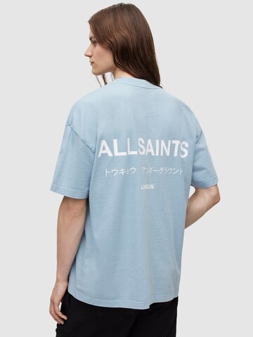 T-Shirt 'Underground' AllSaints en bleu