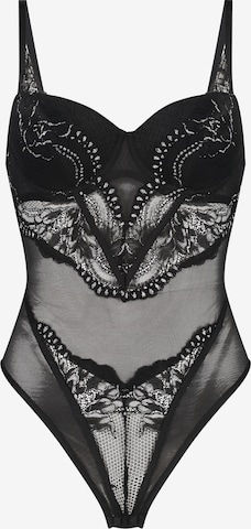 Hunkemöller - Body 'Bonnie' en negro: frente