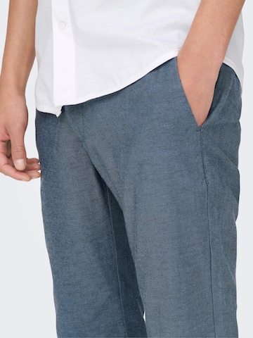 Only & Sons Regular Chino Pants 'MARK' in Blue