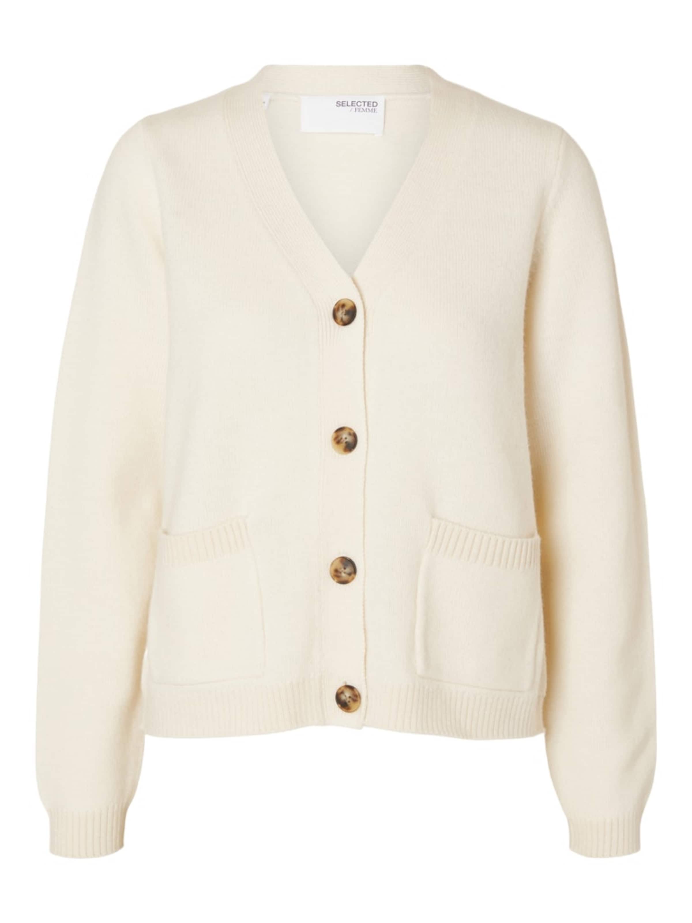 SELECTED Kardigan 'SLFAna' – béžová: přední strana