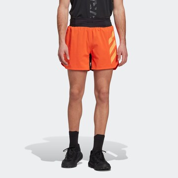 Regular Pantalon de sport ADIDAS TERREX en orange : devant