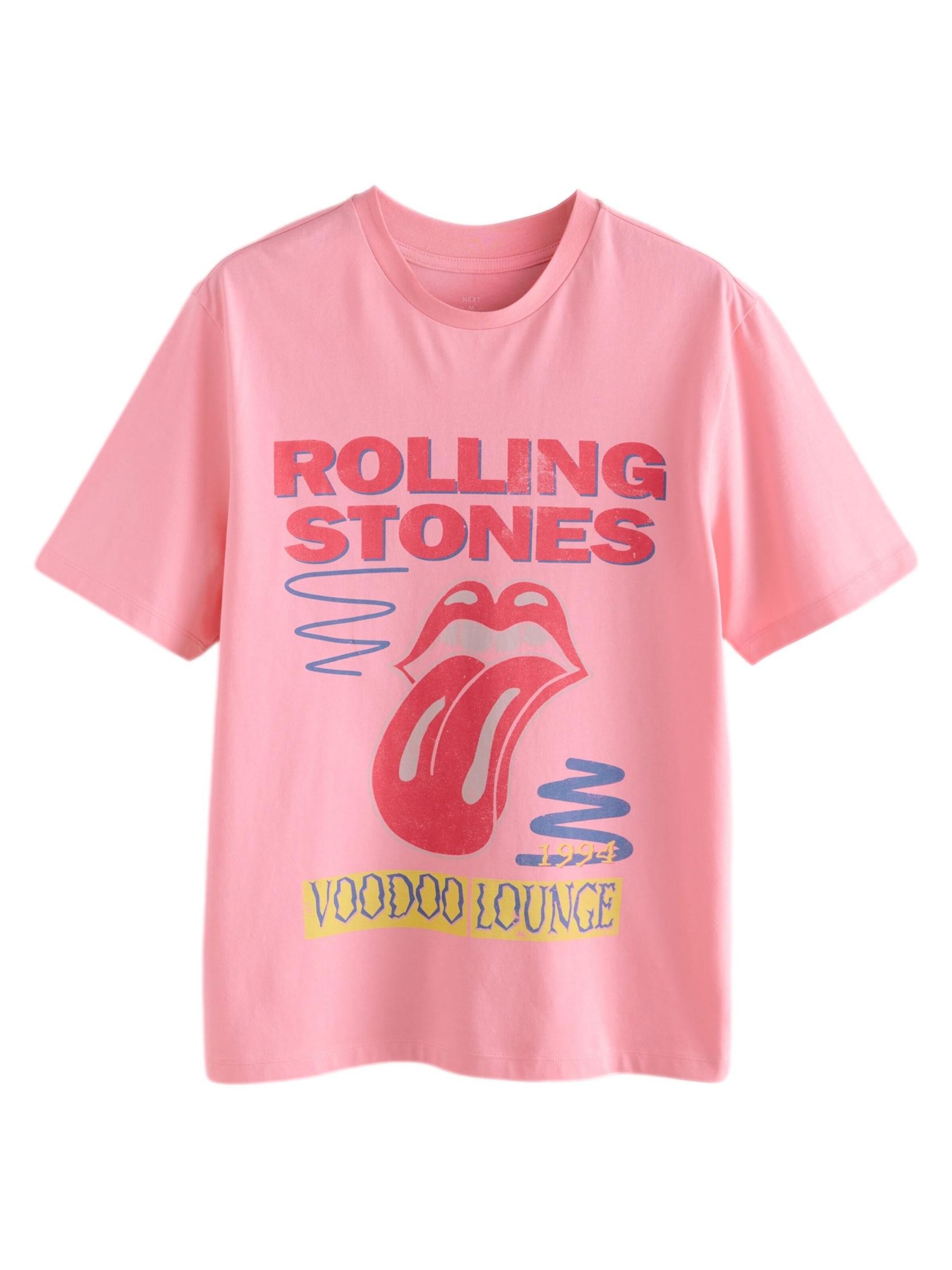 Next T-Shirt 'Band' in Pink: Vorderseite