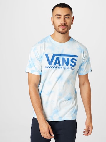 T-Shirt VANS en bleu : devant