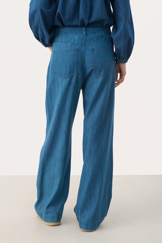 Wide Leg Pantalon 'Evely' Part Two en bleu
