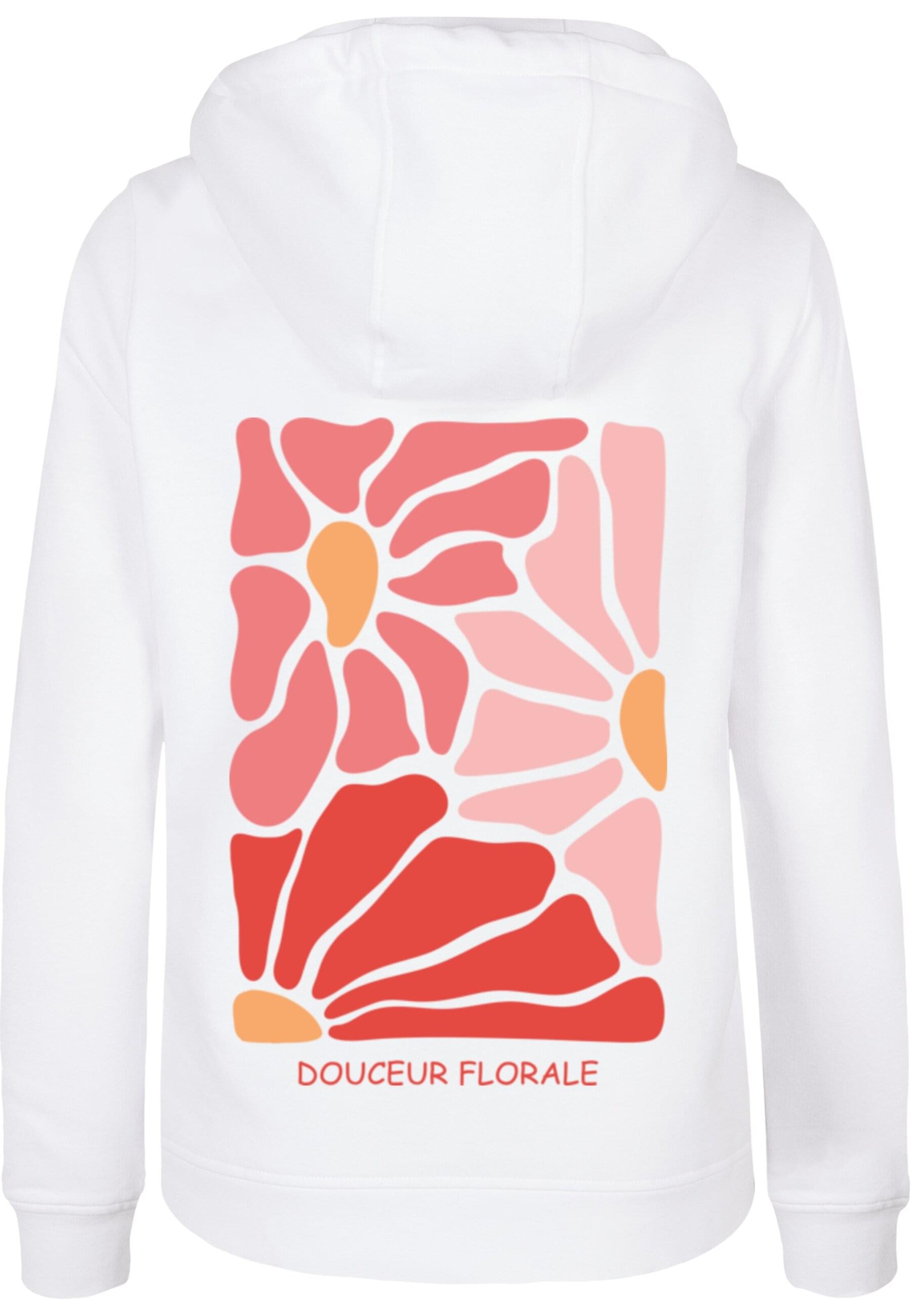 Merchcode Sweatshirt 'Douceur Florale' in Wit
