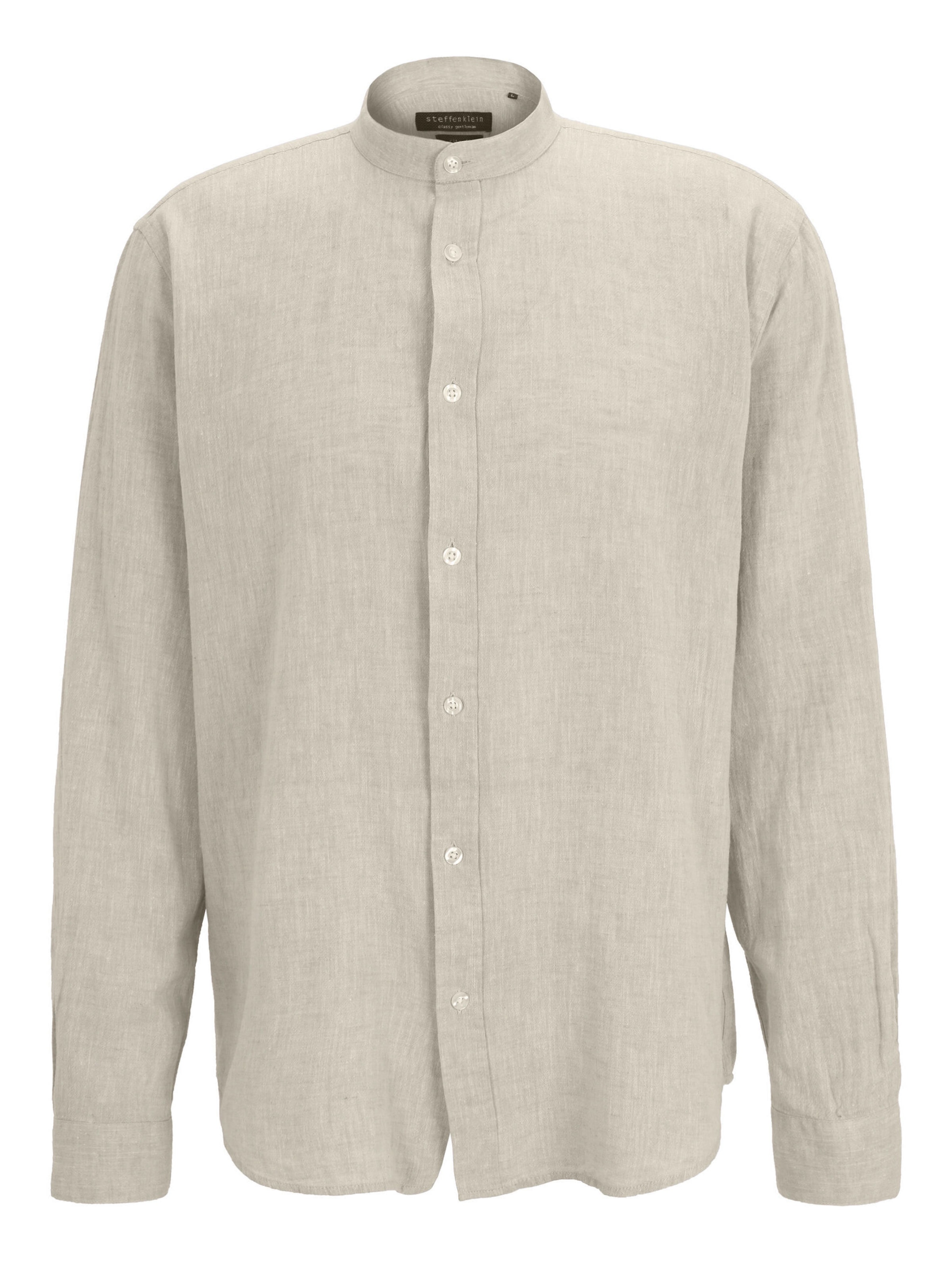 Steffen Klein Overhemd in Beige: voorkant