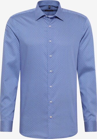 ETERNA Slim fit Business Shirt in Blue: front