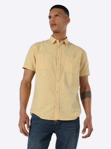 COLINS Regular Fit Hemd in Gelb: Vorderseite