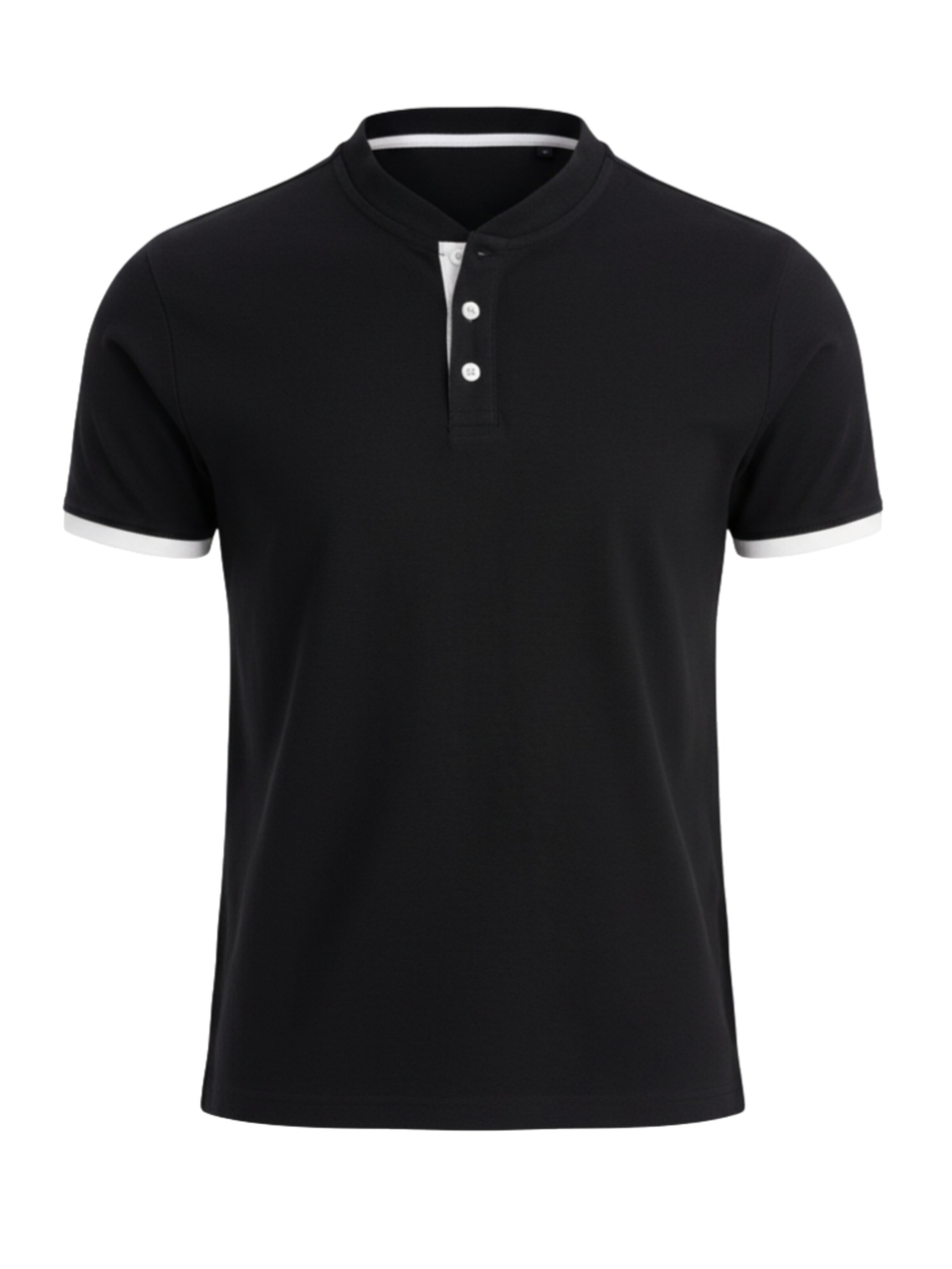 Maglietta di Ombre in nero: frontale