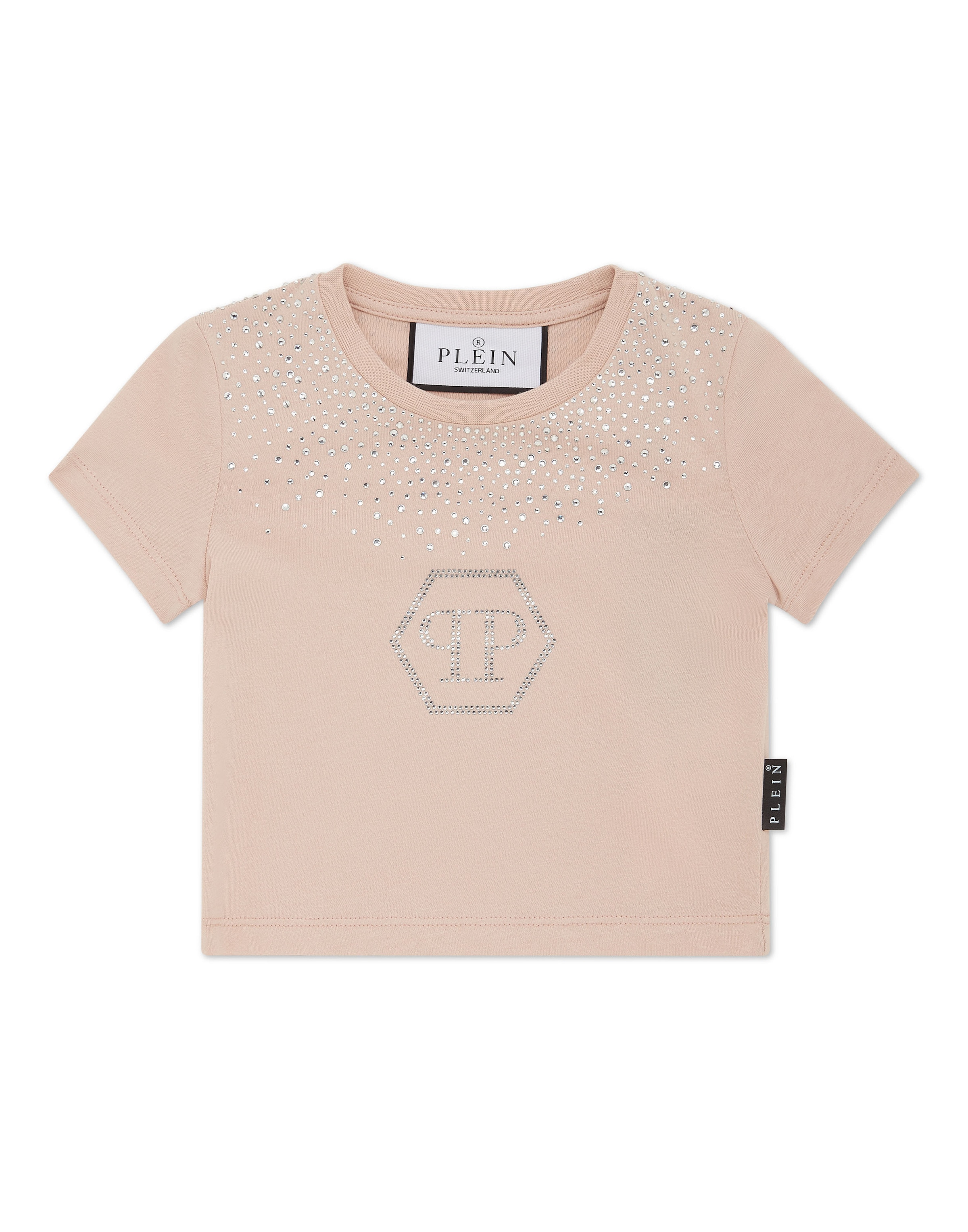 Philipp Plein Shirt 'Hexagon' in Roze: voorkant
