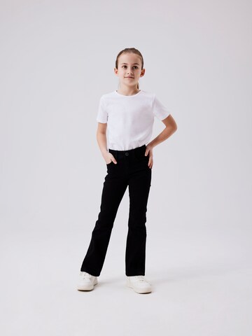 NAME IT Bootcut Jeans 'NKFPOLLY SKINNY BOOT JEANS 1142-AU'‌‌ in Schwarz: Vorderseite