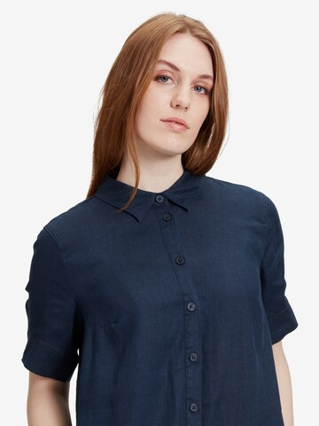 Betty & Co Shirt Dress in Blue